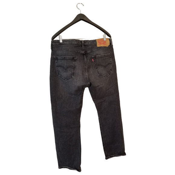 LEVI'S 501 Men's Dark Gray Straight Jeans Size 36x29 - Picture 5 of 7